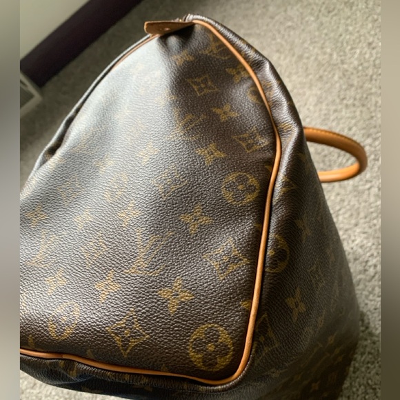 Louis Vuitton Brown and Tan Monogram speedy 40 - Picture 7 of 16